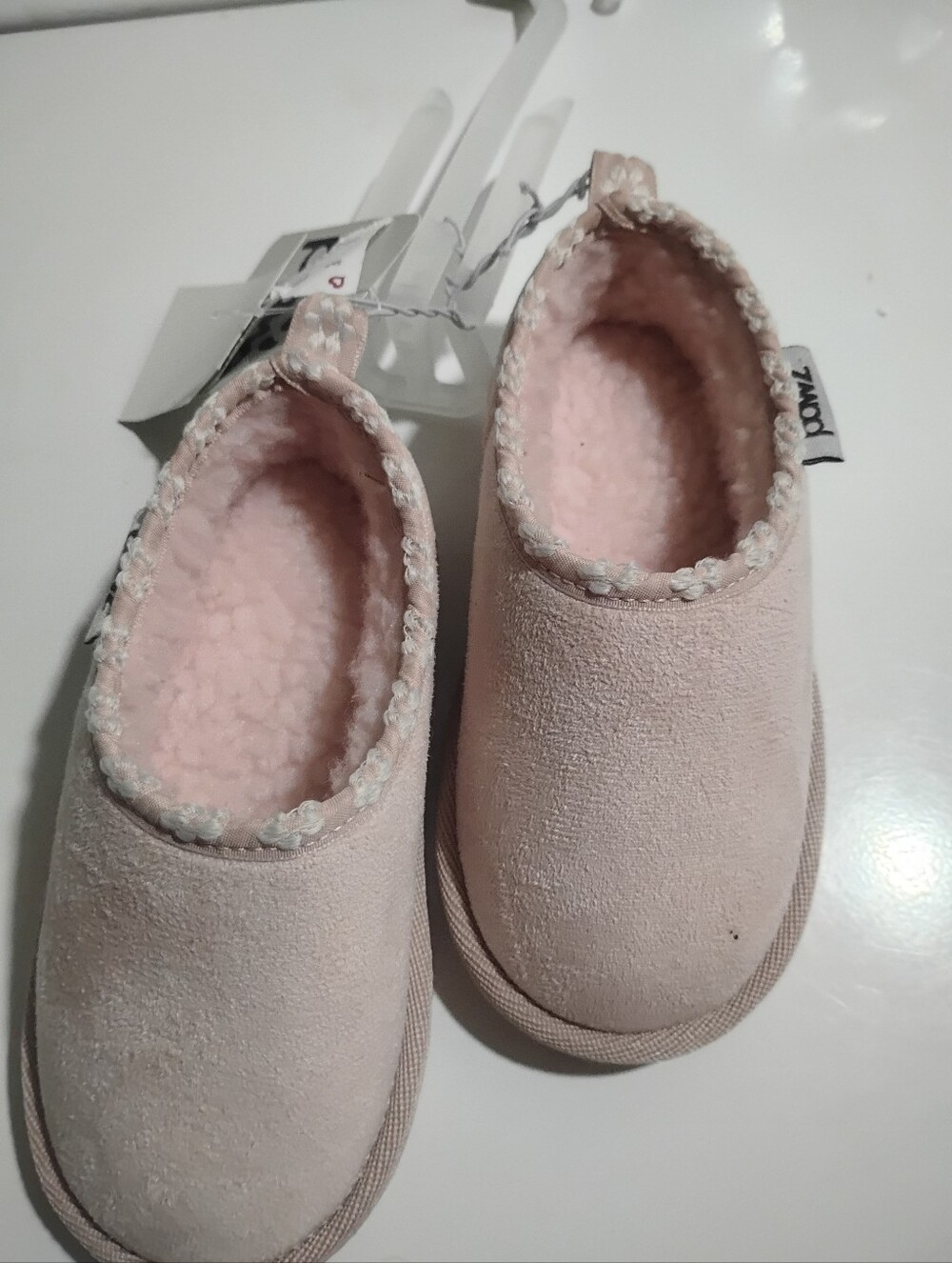 Pink Cozy Lined Slip-On Slippers